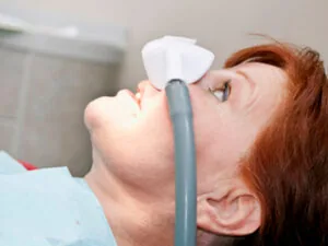 patient receiving sedation dentistry services at Georgia Dental Studio